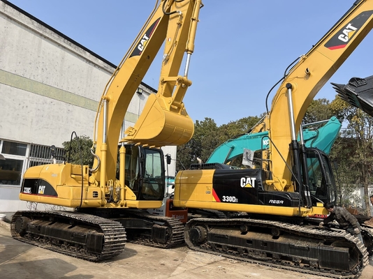 CAT 330D2 Used Excavator with Liyuan Hydraulic Cylinder and 0.3M³ Bucket Good Condition