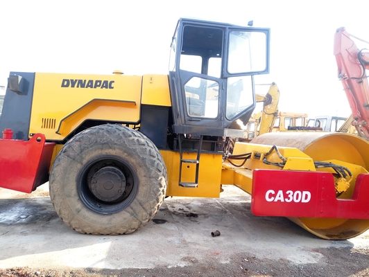 Foundation Construction with Dynapac CA30D Road Roller and Single Drum Steel Wheel