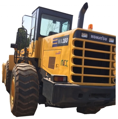 Excellent Condition Komatsu WA380 Used Wheel Loader with Liyuan Hydraulic Cylinder