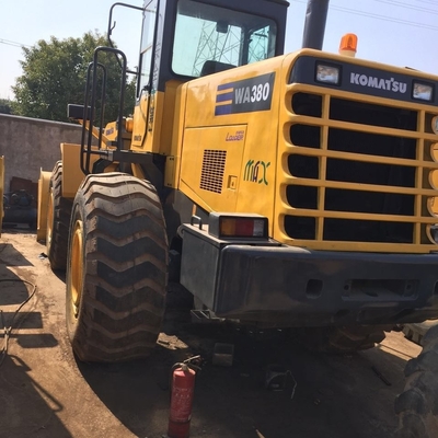 Excellent Condition Komatsu WA380 Used Wheel Loader with Liyuan Hydraulic Cylinder