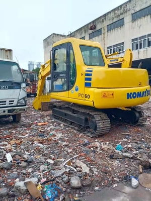 Used Digger Komatsu PC60 Excavator Good Condition Machine Weight 6000 KG