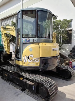 Used Yanmar VIC55 Excavator with Liyuan Hydraulic Valve Moving Type Crawler Excavator