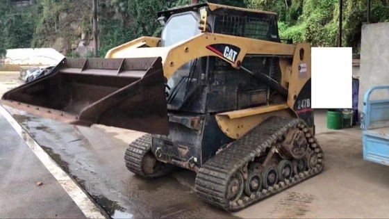 Used Japan Original Paint Caterpillar Wheel Loader 247B with High Operating Efficiency