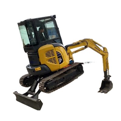 Used Komatsu PC35 3T Excavator Good Condition Crawler Digger EPA Engine Shanghai