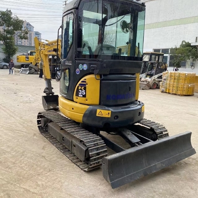 Used Komatsu PC35 3T Excavator Good Condition Crawler Digger EPA Engine Shanghai
