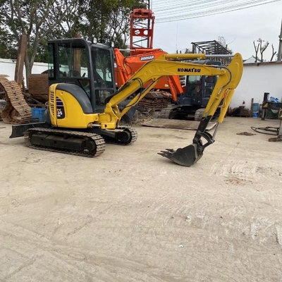 Used Komatsu PC35 3T Excavator Good Condition Crawler Digger EPA Engine Shanghai