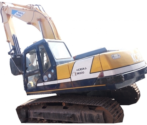 Kobelco SK200 Excavator Japan Original Hydraulic Machine with Liyuan Hydraulic Valve