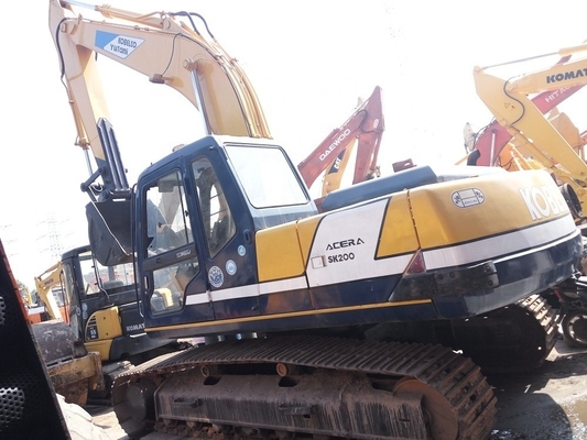 Kobelco SK200 Excavator Japan Original Hydraulic Machine with Liyuan Hydraulic Valve