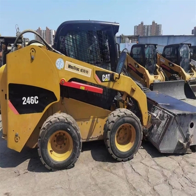 Low Working Hours Caterpillar Cat 246c Wheel Loader for Tough Working Conditions