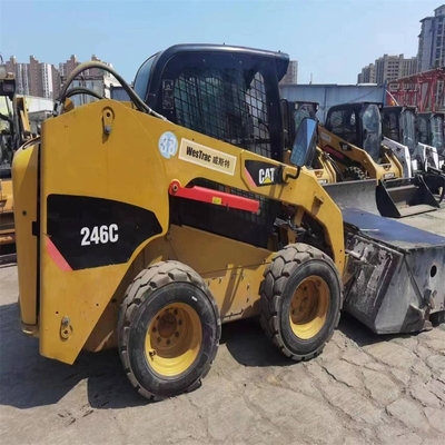 Low Working Hours Caterpillar Cat 246c Wheel Loader for Tough Working Conditions