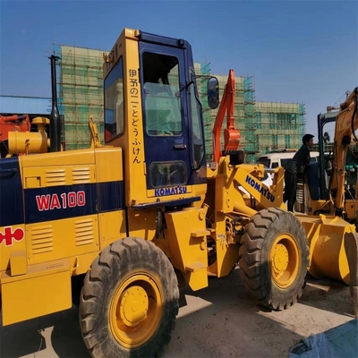 60 KW Low Working Hours Original Japan Used Komatsu WA100 Wheel Loader for Your
