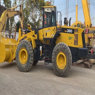 Original Japan Secondhand KOMATSU WA380 Large Wheel Loader for Machinery Repair Shops