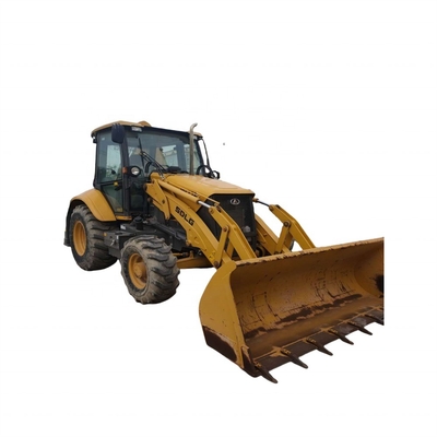 Low Working Hours Backhoe Loader Used Front Load Excavator SDLG B877F Original Equipment
