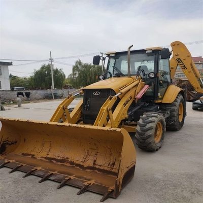 Low Working Hours Backhoe Loader Used Front Load Excavator SDLG B877F Original Equipment