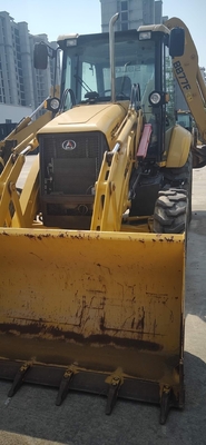 Low Working Hours Backhoe Loader Used Front Load Excavator SDLG B877F Original Equipment