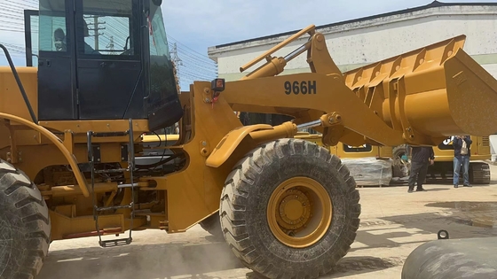 Moving Type Wheel Japan Used Caterpillar 966H Wheel Loader and Denison Hydraulic Pump