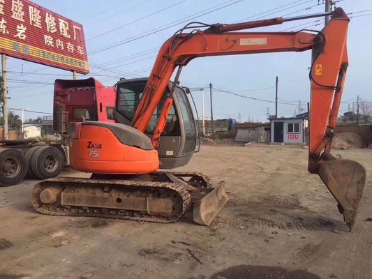 Original Japan 7T Excavator Hitachi zx75us zaxis75us Crawler Digger with EPA Engine