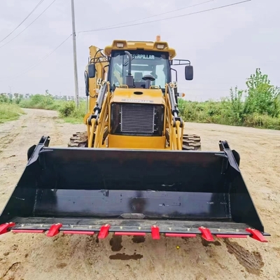 Low Hours CAT 420F Backhoe Loader with Excellent Condition at Building Material Shops