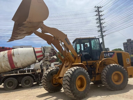 Used Wheel Loaders CAT966H with 6000 KG Machine Weight Other Hydraulic Pump Included