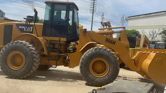 Used Wheel Loaders CAT966H with 6000 KG Machine Weight Other Hydraulic Pump Included