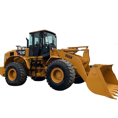 Used CAT966H Wheel Loaders with Cummins Engine and 4 Wheel Drive