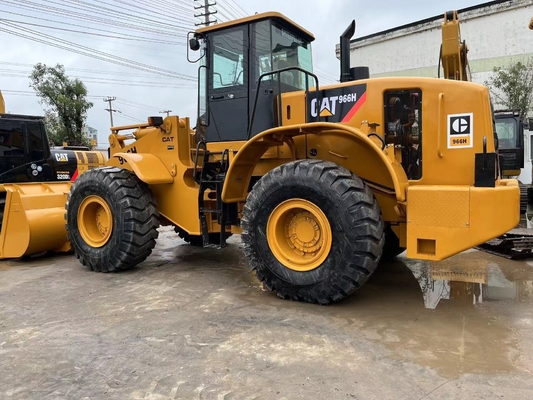 Used CAT966H Wheel Loaders with Cummins Engine and 4 Wheel Drive