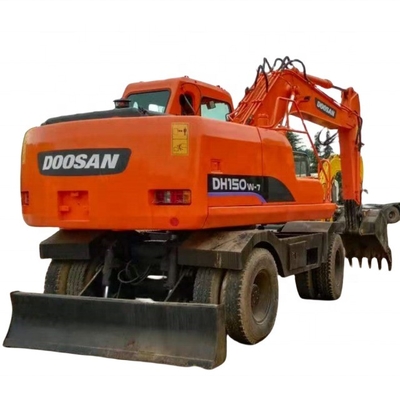 Used Doosan DH150W-7 Excavator with HINO Engine 15000 kg Machine Weight and Japan