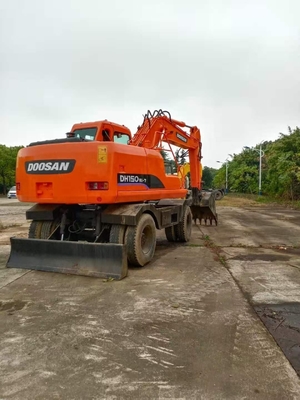 Used Doosan DH150W-7 Excavator with HINO Engine 15000 kg Machine Weight and Japan