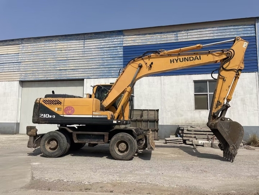 0-2000 Working Hours Used Hyundai 210W-9 Excavator with EPA Engine and Original Paint