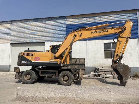0-2000 Working Hours Used Hyundai 210W-9 Excavator with EPA Engine and Original Paint