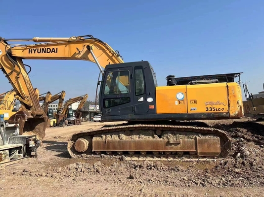 33 TON Korea EPA Engine Hyundai 335LC-7 Hydraulic Excavator Moving Type Crawler Excavator