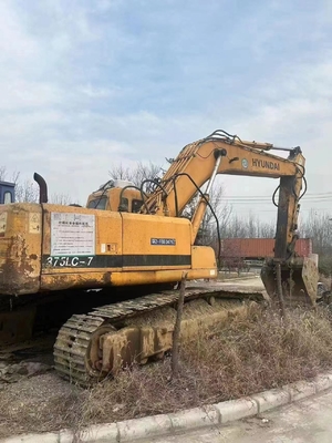 37 TON Korea EPA Engine Hyundai375LC Hydraulic Excavator Original Paint Used Excavator
