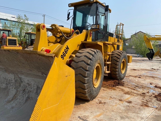 CAT 966H Used Wheel Loader with Good Condition and Liyuan Hydraulic Valve from Japan