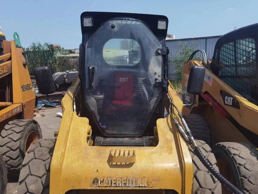 YUNNEI Engine Original Paint Used Caterpillar 246C Wheel Loader in Excellent Condition