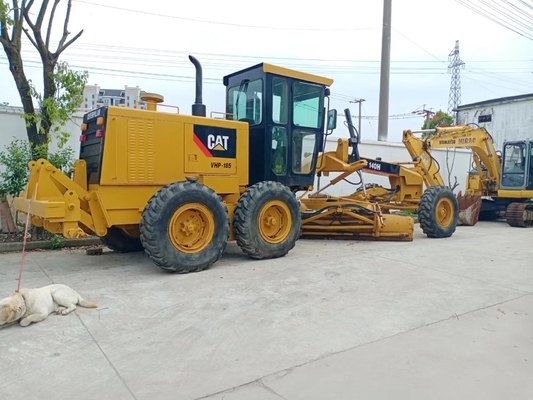 Japan Used Machine CAT 140H Used Grader with 127KW Hydraulic Wheel Machine