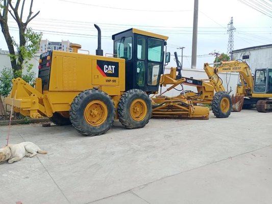 Japan Used Machine CAT 140H Used Grader with 127KW Hydraulic Wheel Machine