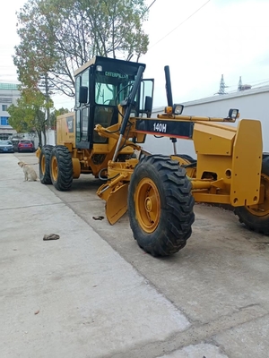 Japan Used Machine CAT 140H Used Grader with 127KW Hydraulic Wheel Machine