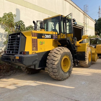 Good Condition Second-hand Komatsu WA380 Used Loader Excavator Original Color Pay Loader