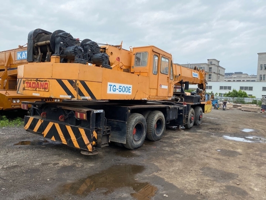 Used Tadano TG-500E Crane with Good Condition and Liyuan Hydraulic Cylinder