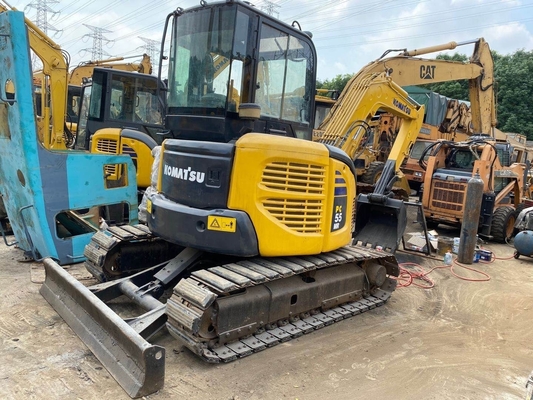 Used Original Japan 5T Mini Excavator Komatsu PC55 EPA Engine Good Condition Shanghai