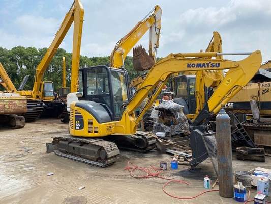 Used Original Japan 5T Mini Excavator Komatsu PC55 EPA Engine Good Condition Shanghai