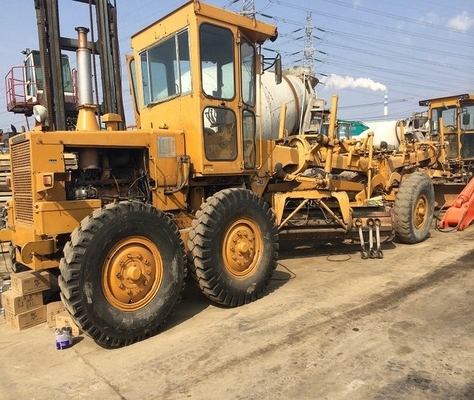 Used Machine Japan Original Paint Komatsu GD505A 20ton Grader in Japan with CAT Engine