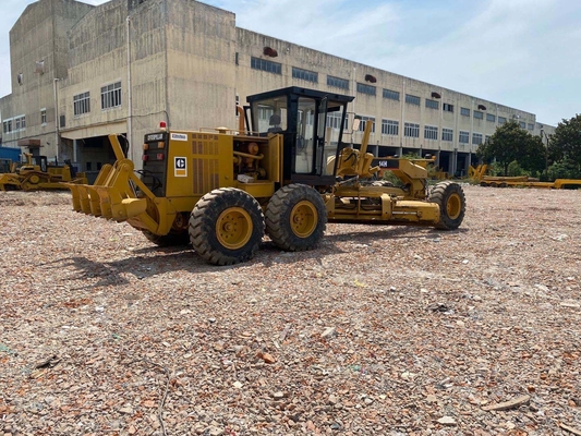 CAT140H Used Original Paint Japan EPA Engine Grader with CAT Pump and Hydraulic System