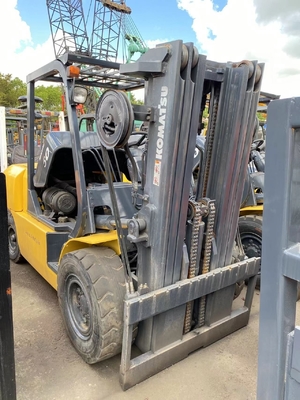 Almost 5Ton KOMATSU FD50 FD35 FD40 FD45 EPA Engine Hydraulic Forklift with 46KW Power