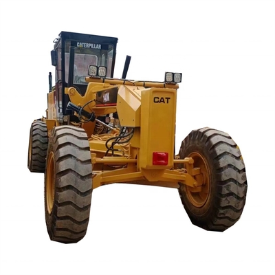 99% Japan Cat 140K Wheel Manual Motor Grader with Original Condition