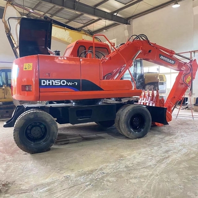 Doosan DH150W-7 15 Ton Excavator Used Digger with HINO Engine in Excellent Condition