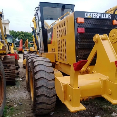 99% Japan Cat 140K Wheel Manual Motor Grader with Original Condition