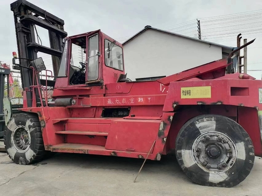 25ton Used Forklift Truck Mitsubishi FD250 with CAT Engine and Nabtesco Hydraulic Pump
