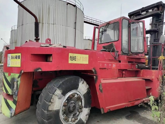 25ton Used Forklift Truck Mitsubishi FD250 with CAT Engine and Nabtesco Hydraulic Pump