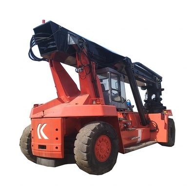 90% Kalmar Reach Stacker DRD450 Tower Crane 45 Ton Container Telescopic Handler